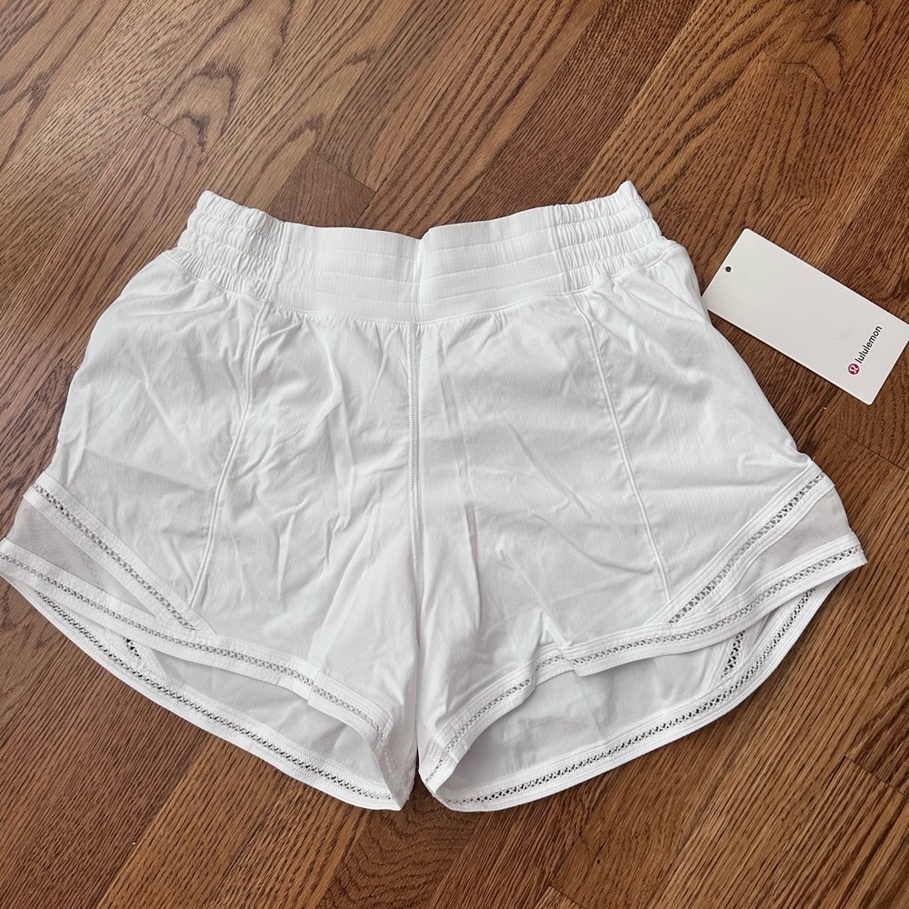 lululemon athletica Bright White Athletic Shorts